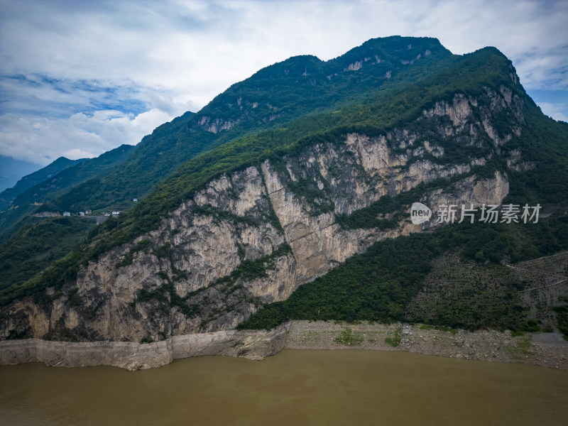 祖国壮丽河山湖北长江三峡牛肝马肺峡