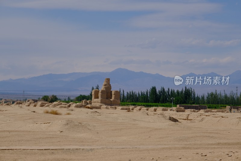 新疆吐鲁番交河故城遗址