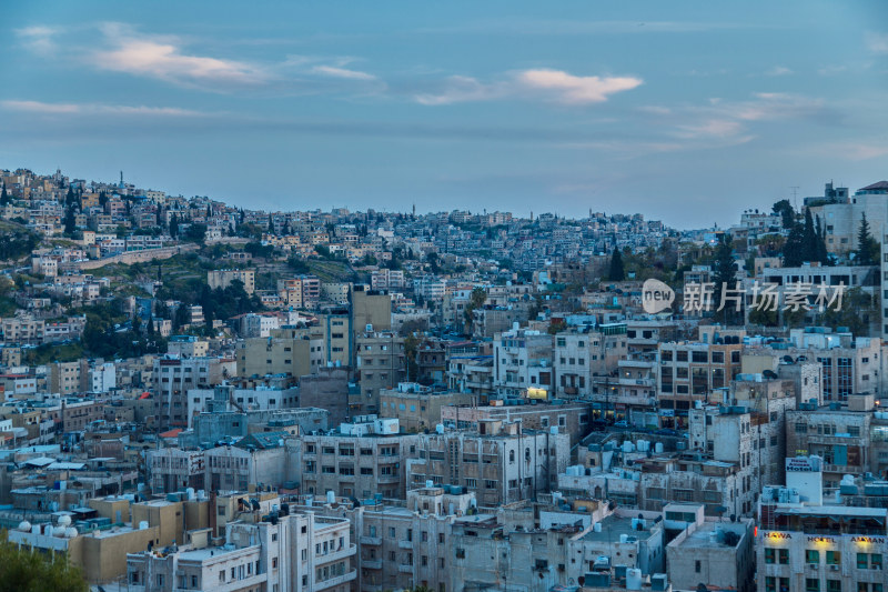 约旦首都安曼城市风光