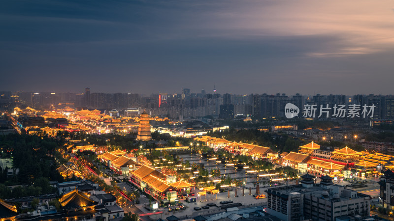 西安大雁塔夜景