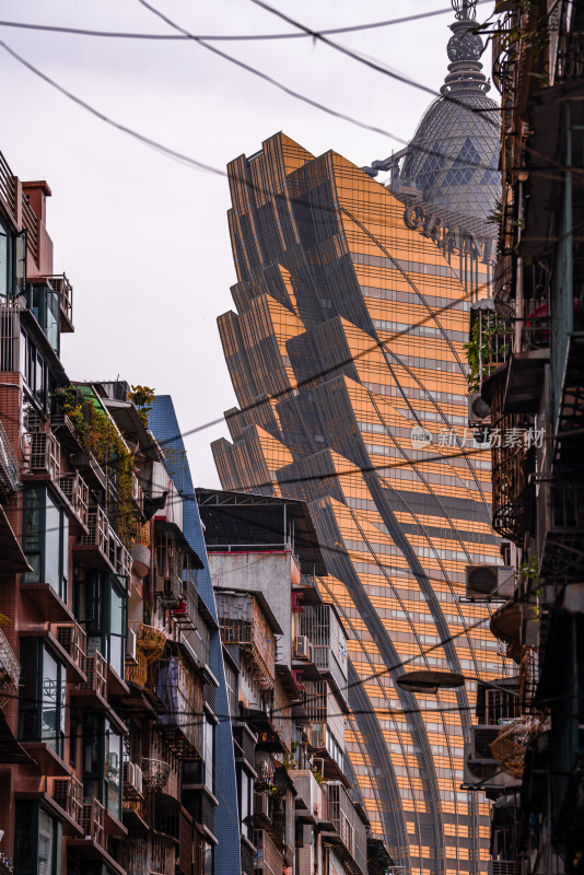 中国澳门城市街景