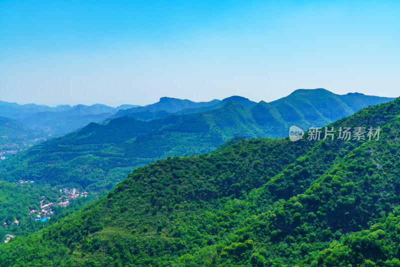 青州仰天山风景区群山景观