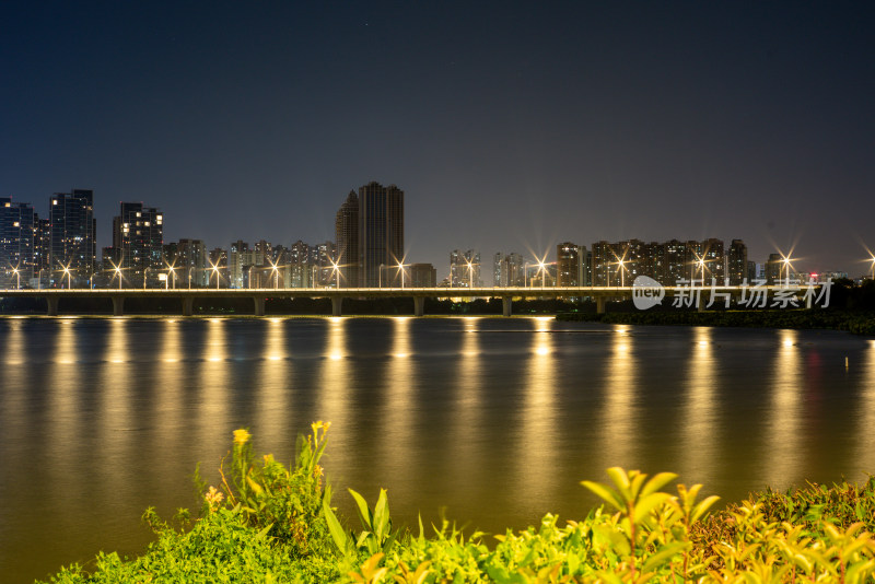 武汉沙湖大桥夜景