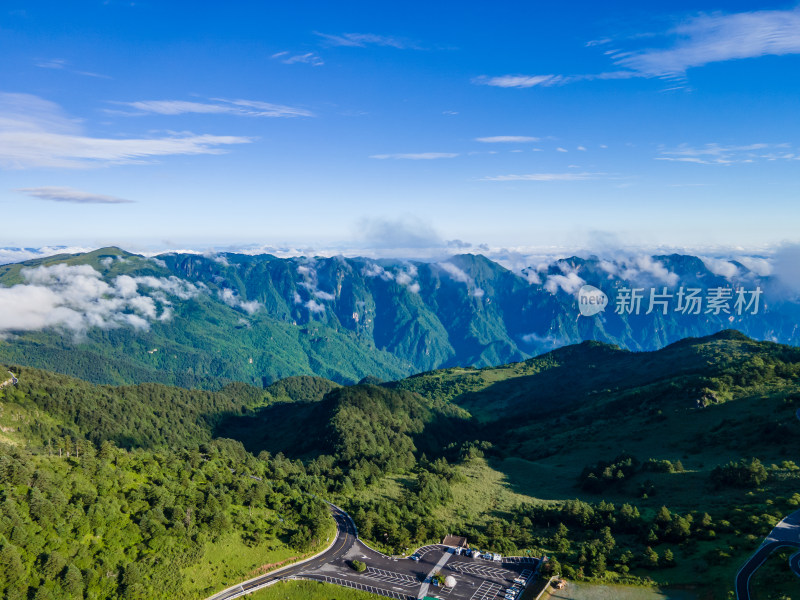 祖国大好河山湖北神农架 A景区航拍摄影图