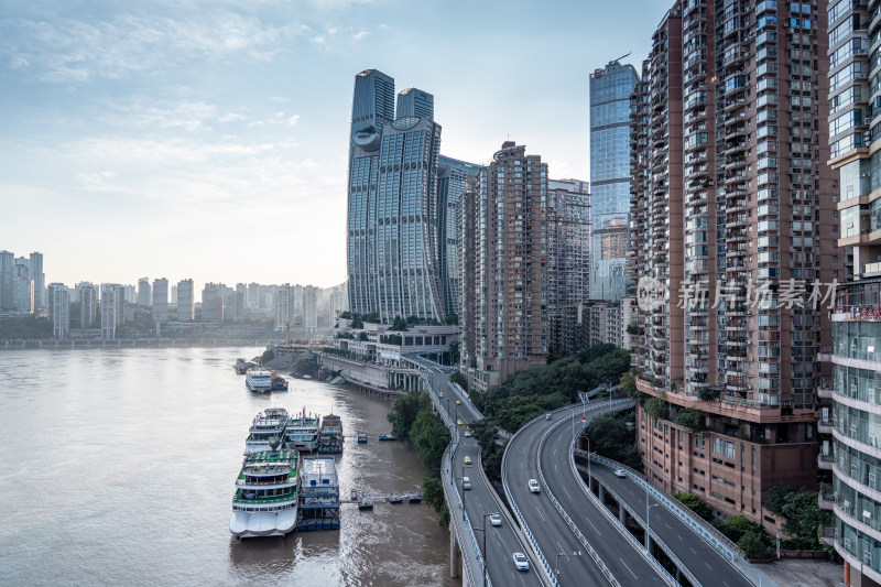 重庆城市地铁风景