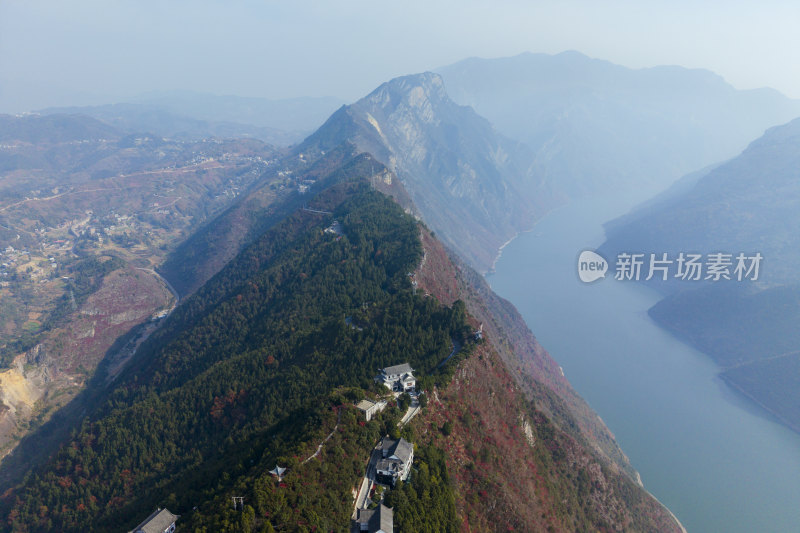 长江三峡巫峡三峡龙脊山水风光