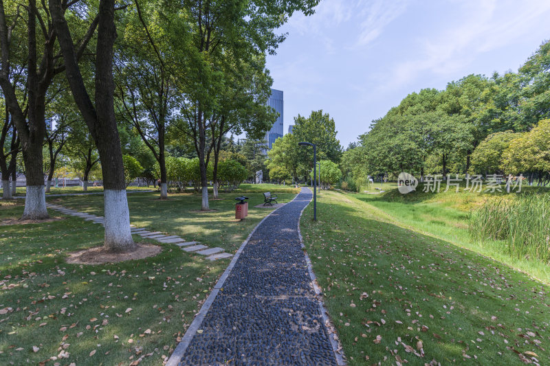 武汉江汉区后襄河公园风景