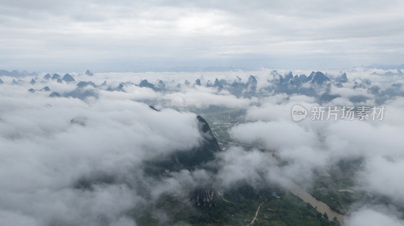 桂林群山云海