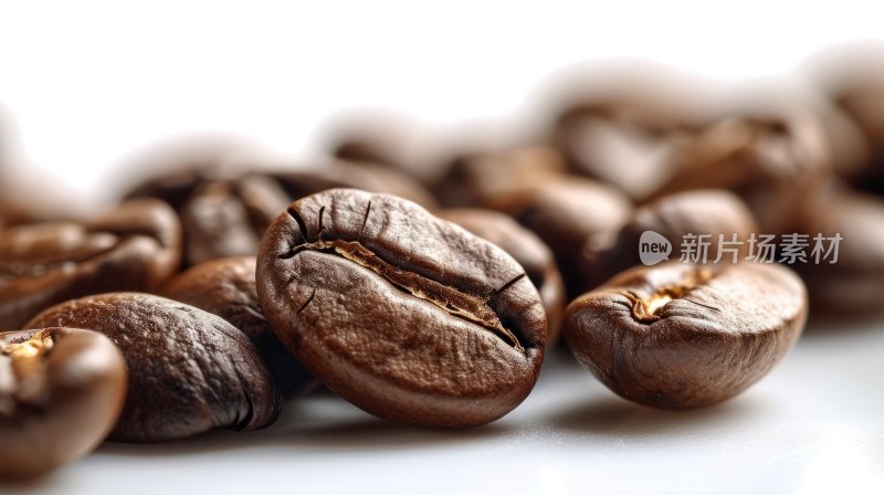 咖啡豆的特写