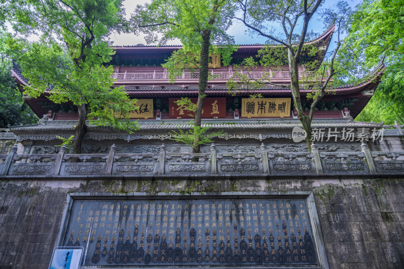 杭州西湖飞来峰灵隐寺千年古刹古建筑