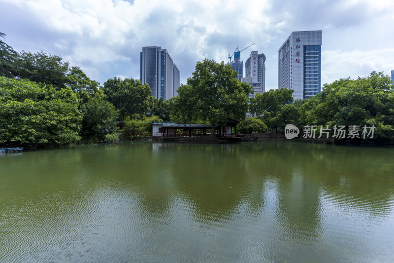 武汉江汉区中山公园风景