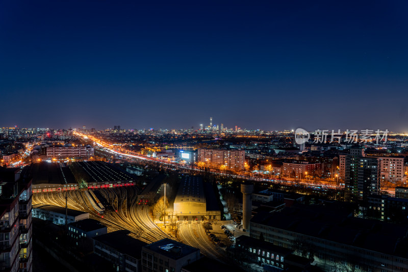 北京国贸CBD夜景