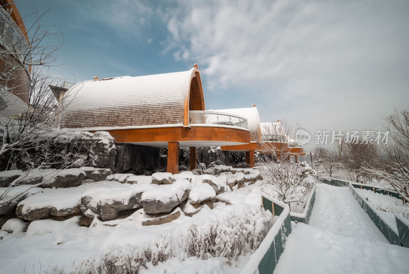 盛唐岚山雪景