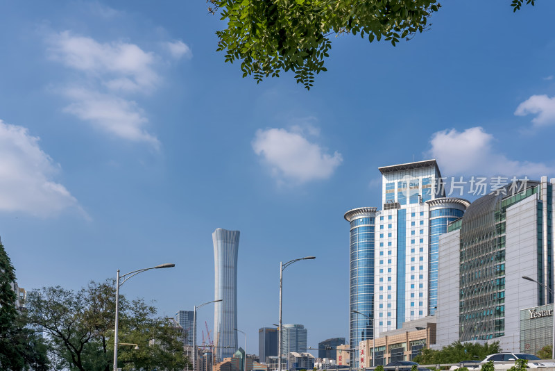 北京朝阳区国贸CBD建筑群