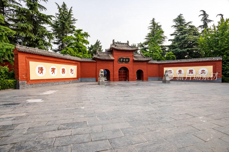 河南洛阳白马寺白马景点景观