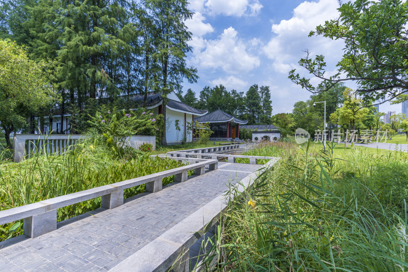 武汉青山江滩公园风景