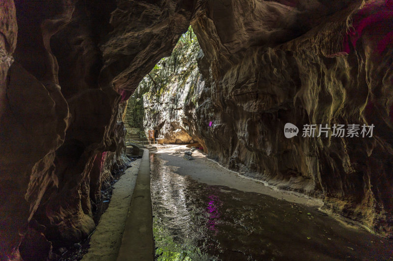 武汉江夏区白云洞景区风景