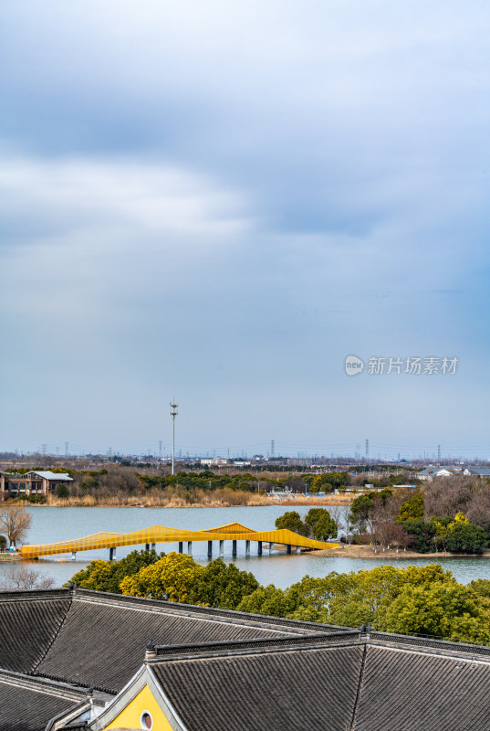 江苏镇江金山寺公园金山寺塔景点景观