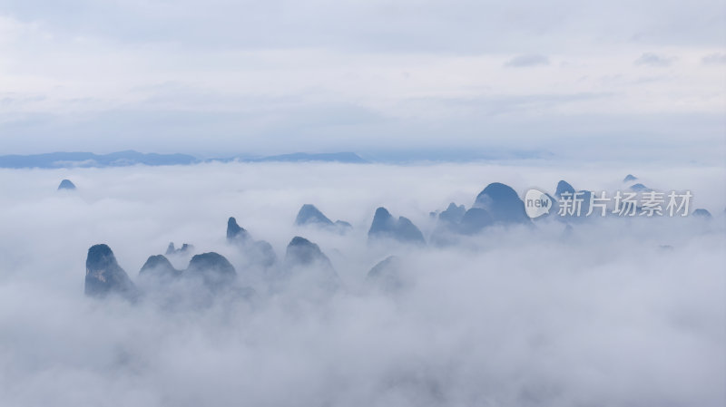 桂林群山云海