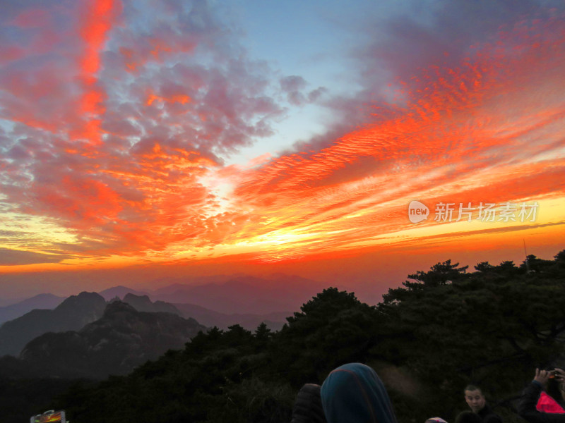 中国安徽黄山旅游风光