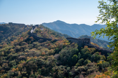 北京，慕田峪长城秋景