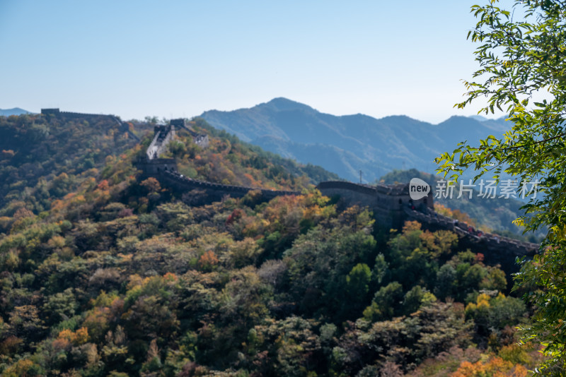 北京，慕田峪长城秋景