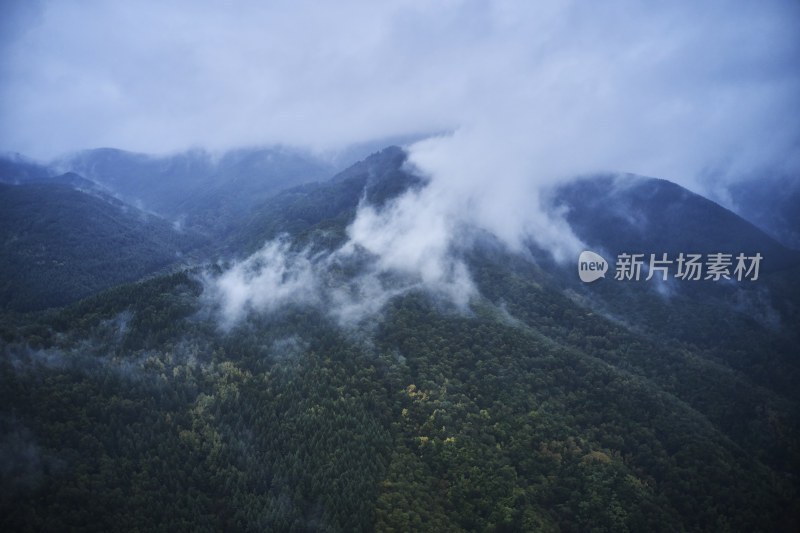 山西长治沁源沁河源头自然美景