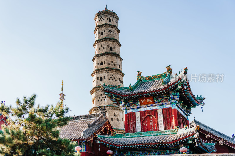 晋城文笔峰禅寺文笔峰塔