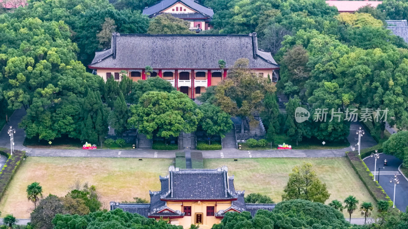 桂林独秀峰王城景区航拍图