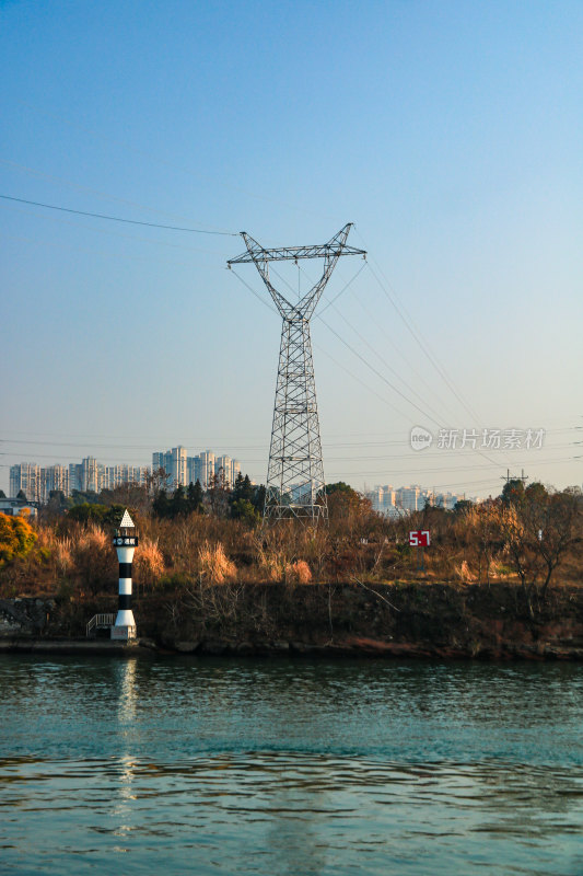 湖北宜昌葛洲坝坝区特高压电线电力输送