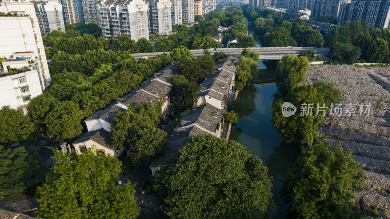 浙江省杭州市拱墅区小河历史街区江南民居