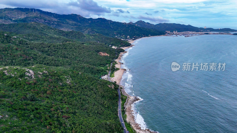 广东汕头南澳岛最美海滩航拍大海海洋航拍图