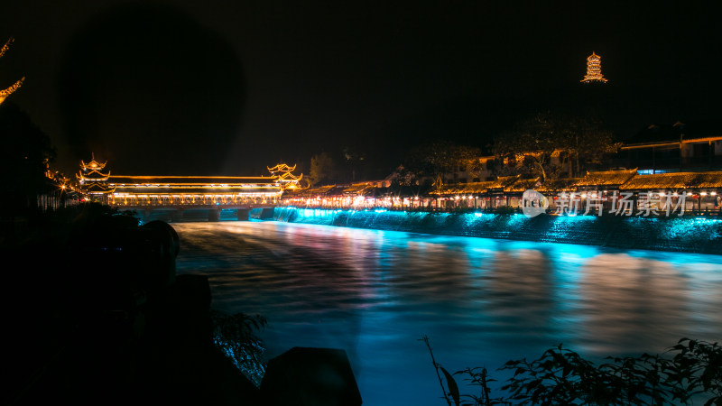 都江堰风景区夜景