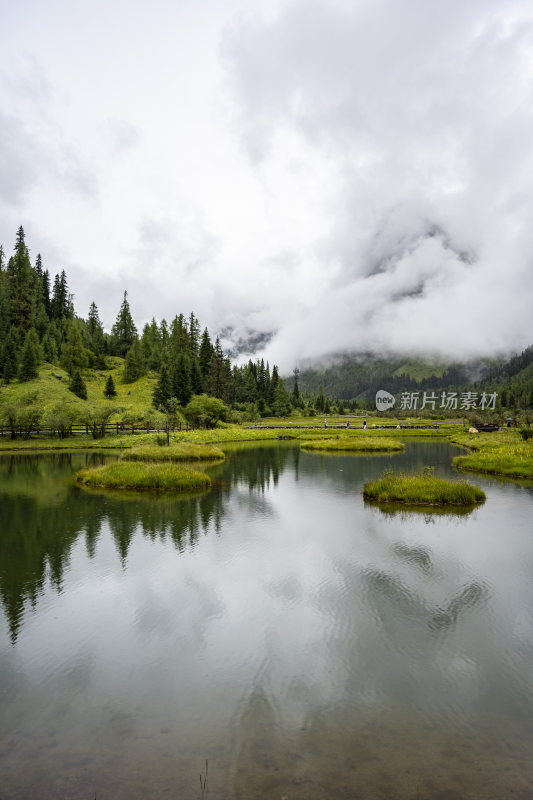 四川四姑娘山双桥沟自然风景