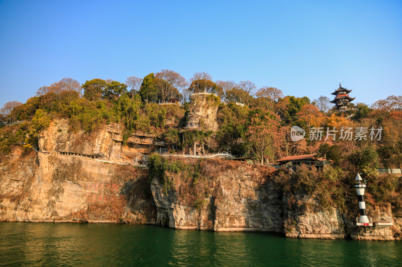 长江三峡西陵峡峡江风光两坝一峡航运路线