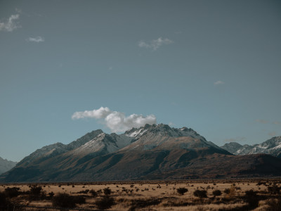 新西兰库克山脉HookerValleyTrack日照金山