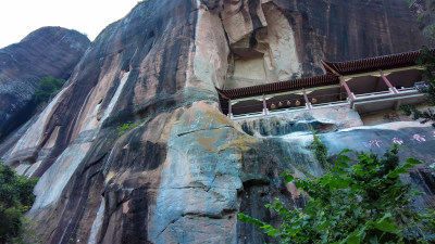 自然景观山岩悬崖峭壁摄影图