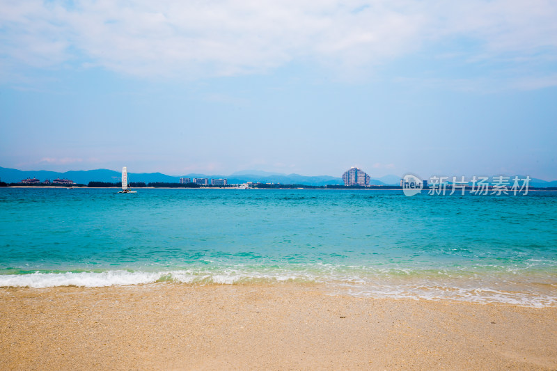 海滩沙滩海岸线