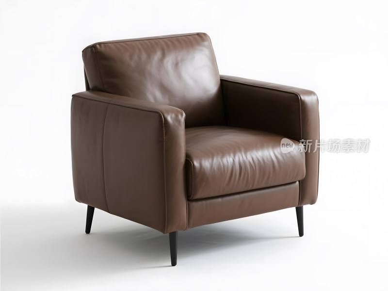 轻奢皮质单人休闲沙发