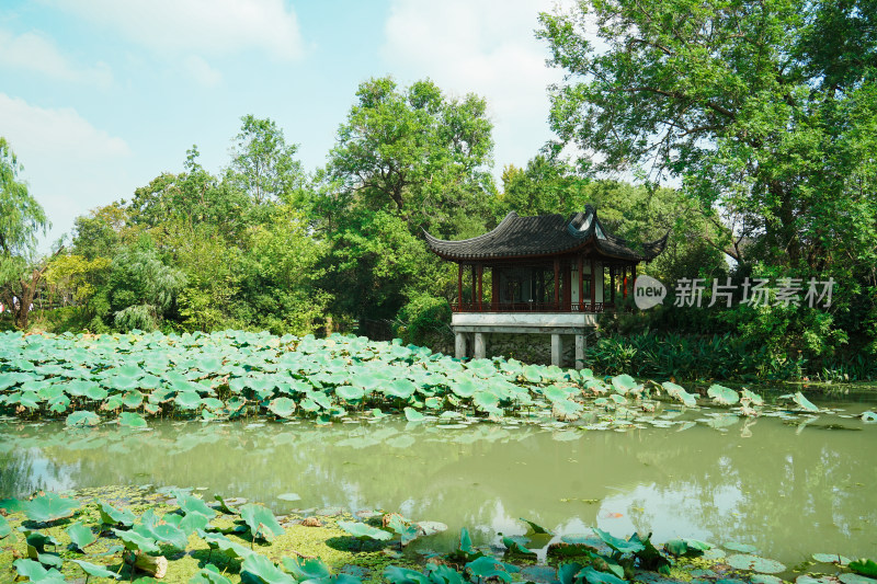 虎丘湖畔建筑