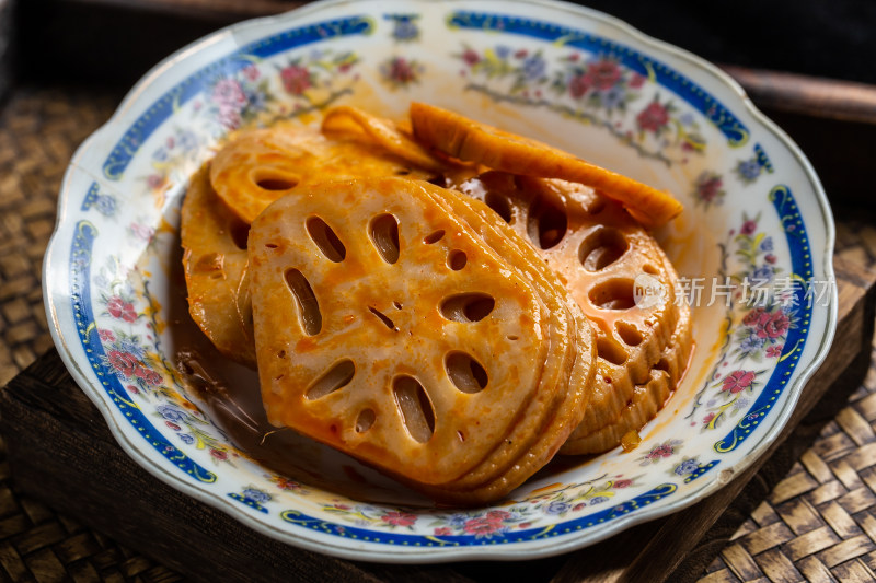 香辣藕片卤味