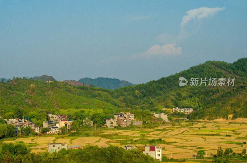 江西上饶的山水田园风景