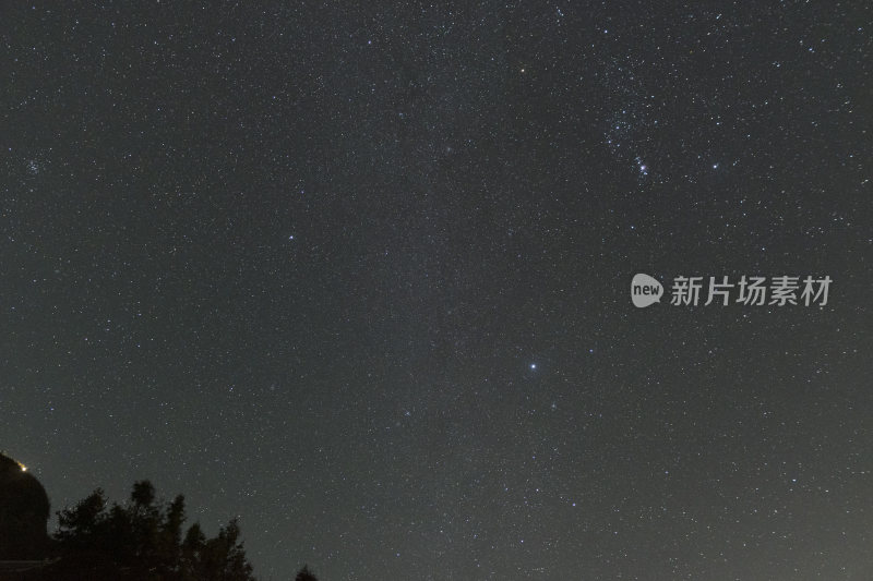 璀璨星空夜景星河闪烁的浩瀚宇宙