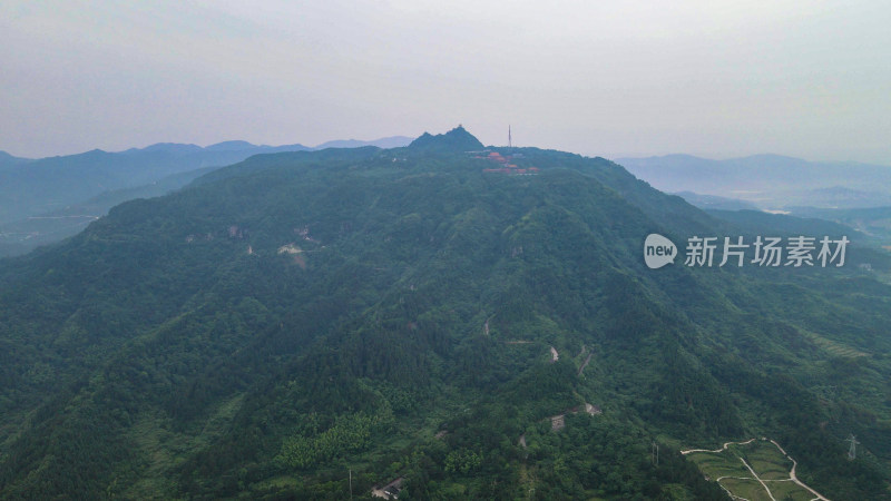 湖南靖州飞山4A景区航拍