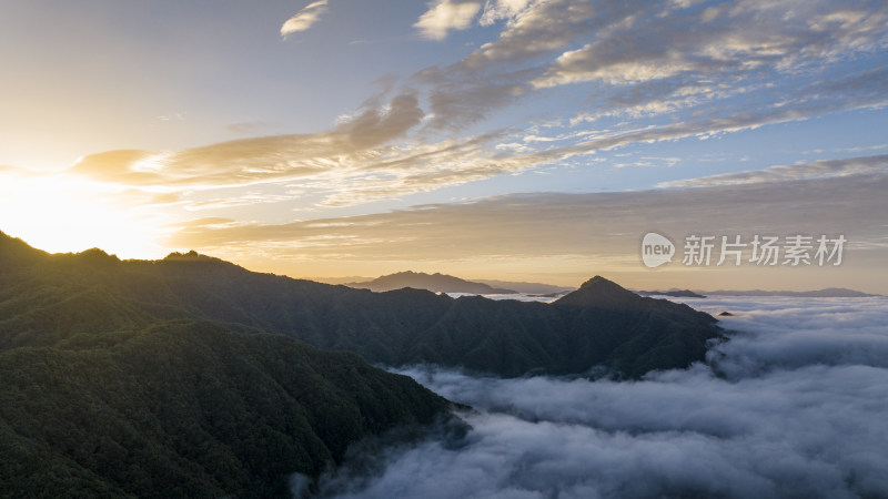 秦岭日出云海