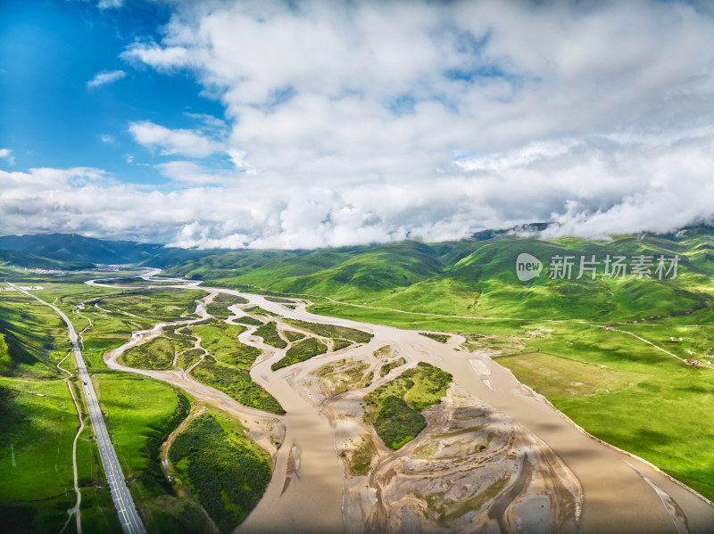 黄河湿地美景