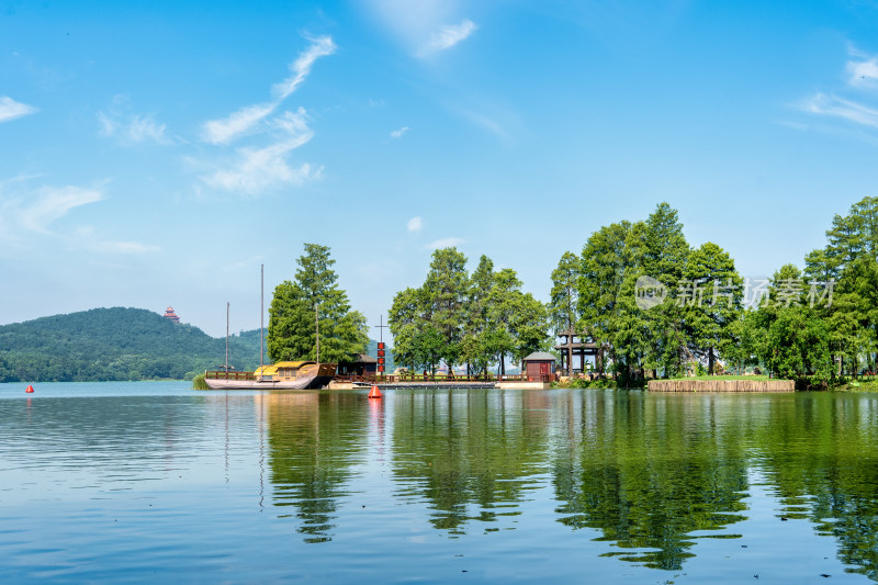 武汉东湖落雁岛景区风景