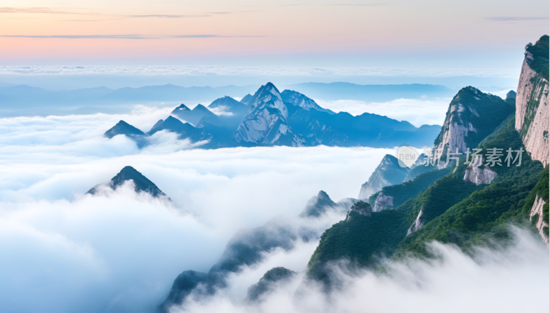 华山云海美景