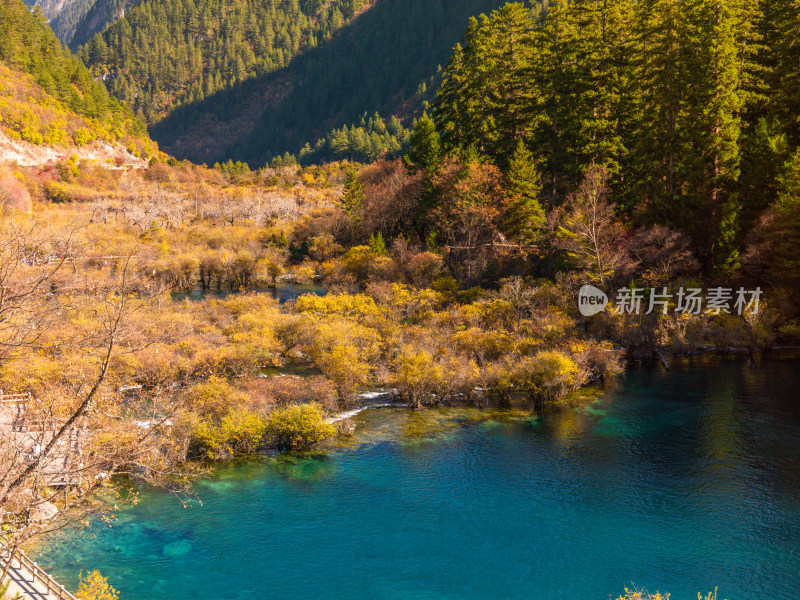 九寨沟秋景