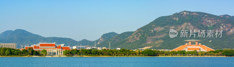 泉州地标建筑泉州博物馆与闽台缘博物馆